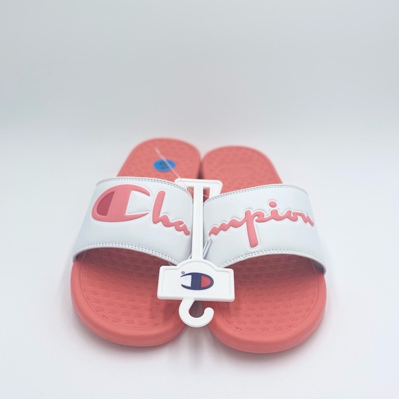 New Women's Champion Super Split Script Slide sz10 - Picture 2 of 5